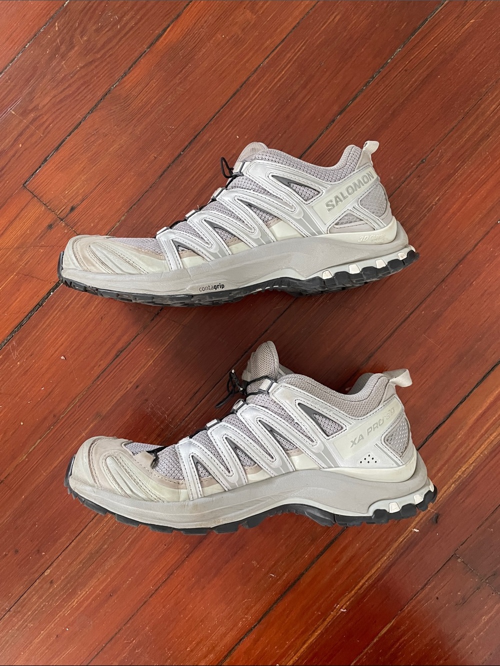 Salomon XA Pro 3D in Alloy/Silver/Lunar Rock sneakers women’s 8 - Picture 6 of 9